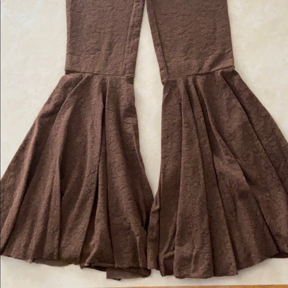 Super flare chocolate lace pants